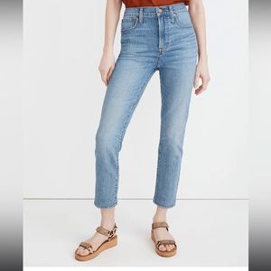 Madewell The Perfect Vintage Crop Jean in Clymer Wash